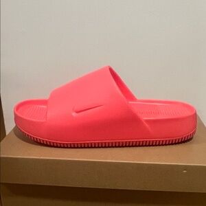 Nike Vibrant Pink Slide Sandals